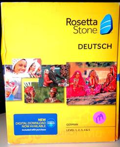 lot 179 image: ROSETTA STONE - LEVEL 1 TO 5 GERMAN SET