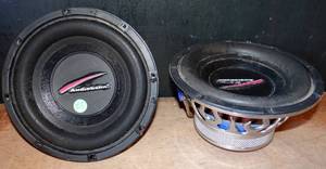 lot 216 image: PAIR Audiobahn AW831T 8 Natural Sound Series Subwoofer  $$$