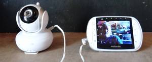 lot 228 image: MOTOROLA BABY MONITOR CAMERA SYSTEM MBP33XLSBU W CAMERA