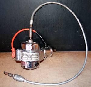 lot 233 image: VINTAGE FOREDOM Mountable Chrome Model 39 Rotary Motor & Drill