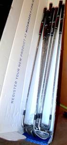 lot 272 image: NICE SET OF STEEL ARNOLD PALMER TRU-MATIC GOLF CLUB SET