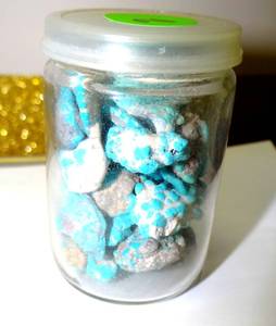 lot 65 image: NEW MEXICO MINED TURQUOISE - NICE BLUE COLOR