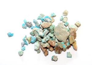 lot 5 image: SMALLER TURQIOISE PIECES - 25.1 grams - GALLUP, NEW MEXICO