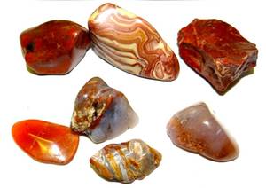 lot 42 image: NICE LOT OF POLISHED STONES AS SHOWN - 82.8 grams