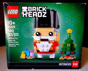 lot 95 image: LEGO Brickheadz Brick Headz Heads Nutcracker 40425 Christmas Holiday 2020 NEW