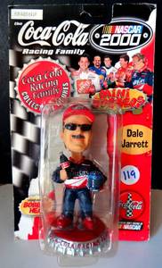 lot 119 image: Coca-Cola Racing Family NASCAR 2000 Dale Jarrett Bobblehead Collectible Figure