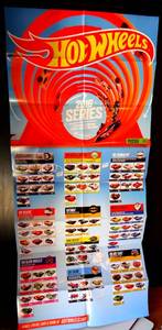 lot 136 image: 2016 SERIES HOT WHEELS CAR VARIETIES POSTER -MEASURES APPROX 22X 40 NEVER USED
