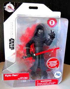 lot 140 image: Disney Star Wars The Last Jedi Hooded Kylo Ren Toybox Series #1 Action Figure