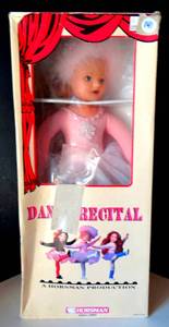 lot 141 image: HORSMAN Ballerina Doll Curtain Call Kids Dance Recital 1995 - NIB