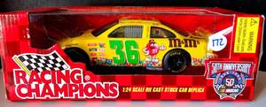 lot 172 image: Racing Champions Ernie Irvan #36 M&Ms 1998 Grand Prix 124 NASCAR 50th
