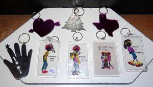 lot 190 image: ASSORTMENT OF KEYCHAINS AS SHOWN