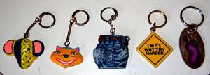 lot 193 image: ASSORTMENT OF KEYCHAINS AS SHOWN