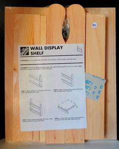 lot 207 image: HOME DEPOT DO IT YOURSELF WALL RACK - NEW IN PKG