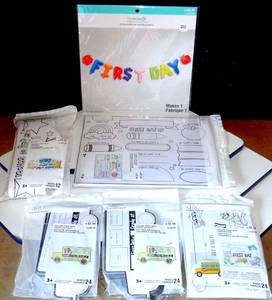 lot 212 image: FIRST DAY OF SCHOOL CELEBRATION KIT - NEW
