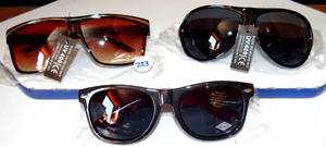 lot 223 image: NICE 400UV MENS SUNGLASSES AS SHOWN - NEW WTAGS (3X$)