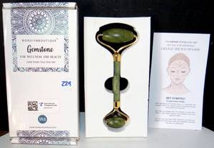 lot 229 image: Jade Roller And Gua Sha Set Skin Detox Facial Body, Eyes, Neck, Massage Tools