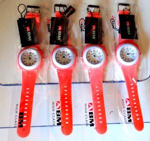 lot 242 image: LOT OF 4 - ABM HIGH CLASS WATCHES - NEW IN PKG
