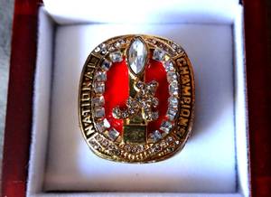 lot 268 image: UNIVERSITY OF ALABAMA NCAA CHAMPIONSHIP RING IN CUSTOM WOOD BOX - TUA TAGOVAILOA EDITION $$