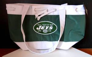 lot 283 image: NEW YORK JETS INSULATED LUNCH TOTE - HOTCOLD TERMAL STORAGE - NW TAGS
