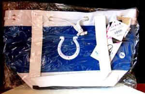 lot 286 image: INDIANAPOLIS COLTS - NFL LICENSED THERMAL INSULATED LUNCH TOTE - NEW WTAGS