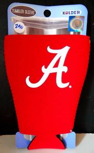 lot 290 image: ALABAMA CRIMSON TIDE OVERSIZED KOOZIE HOLDER - NEW