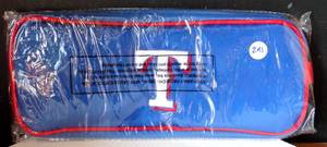 lot 291 image: TEXAS RANGERS MLB LICENSED TRAVEL CASE - NEW WTAGS