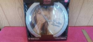 lot 123 image: Brittany Spears wall clock