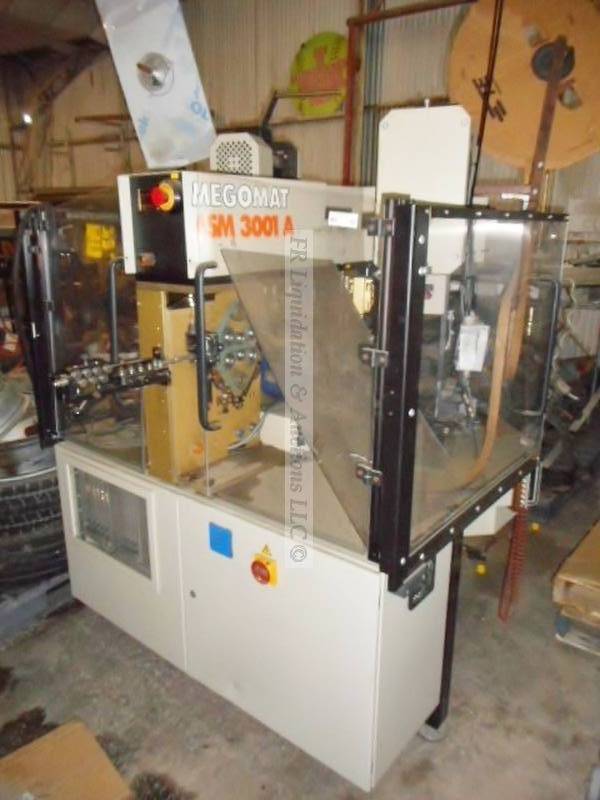 lot 82 image: Megomat Automatic Wire Stripper and Crimping machine