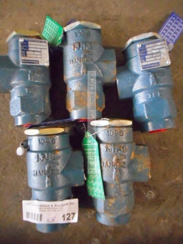 lot 127 image: Pressure relief valves