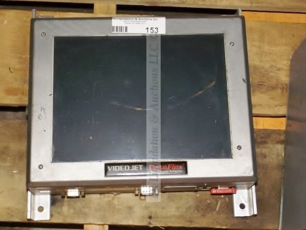 lot 153 image: Videojet CLARiTY touchscreen