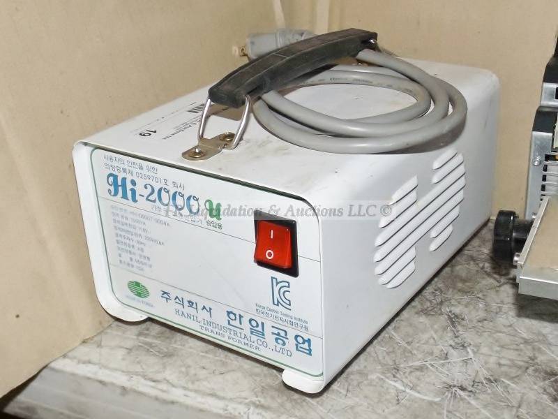 lot 19 image: Hanil industries Step Up transformer