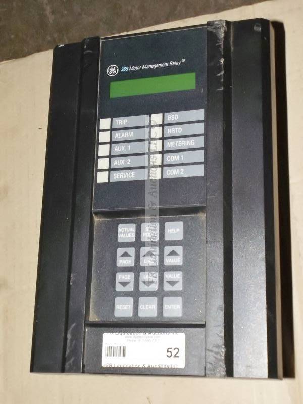 lot 52 image: GE Motor management relay