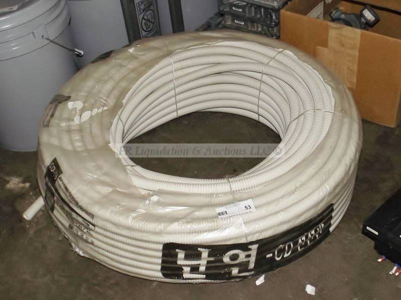 lot 53 image: Pliable plastic conduit