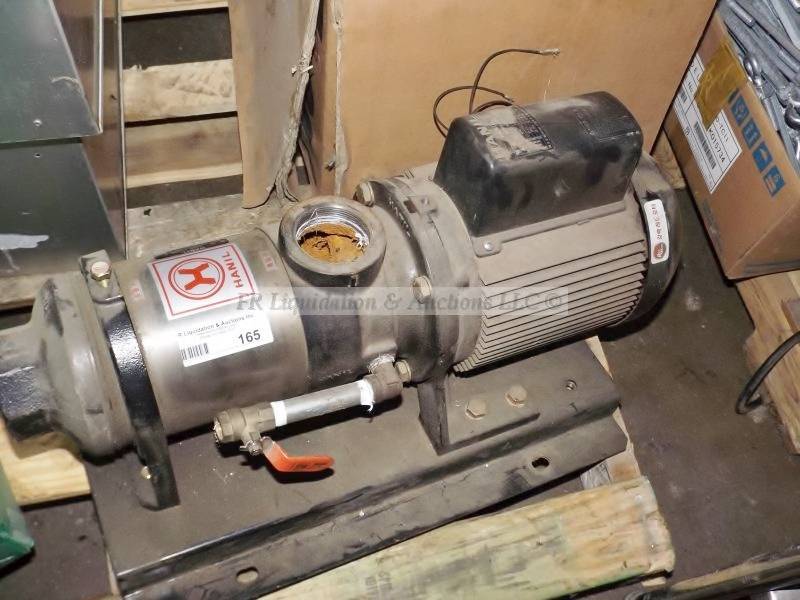 lot 165 image: Horizontal multi stage pump