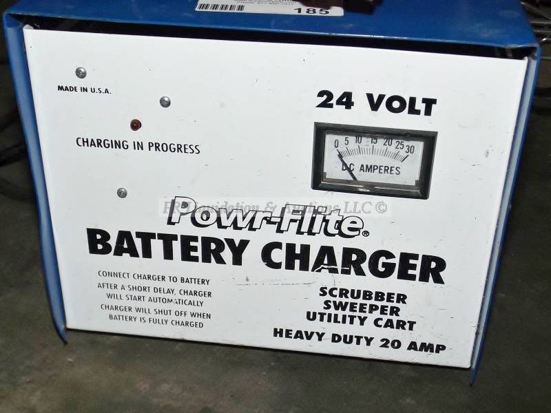 lot 185 image: Powr-flite battery charger