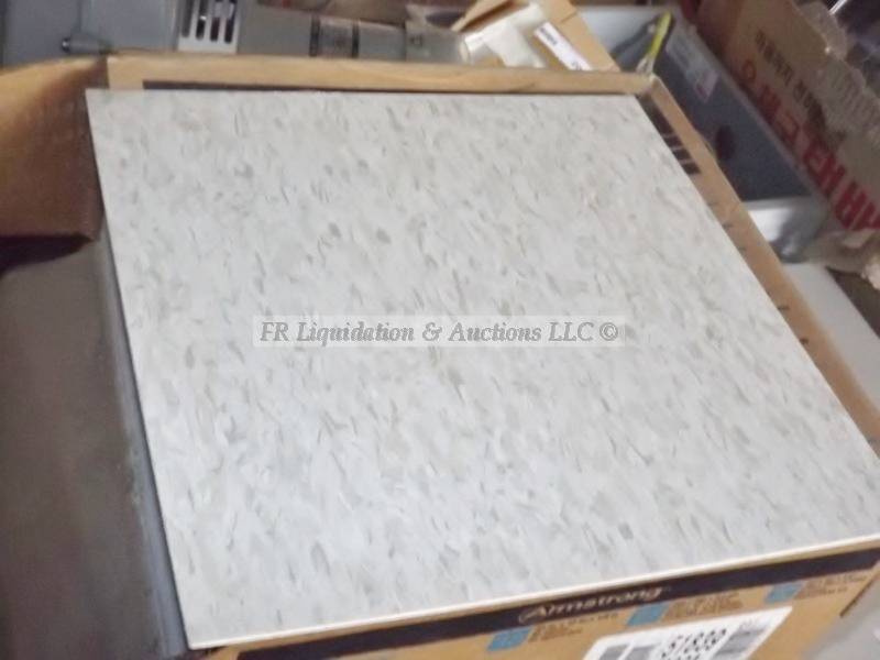 lot 208 image: Armstrong floor tiles