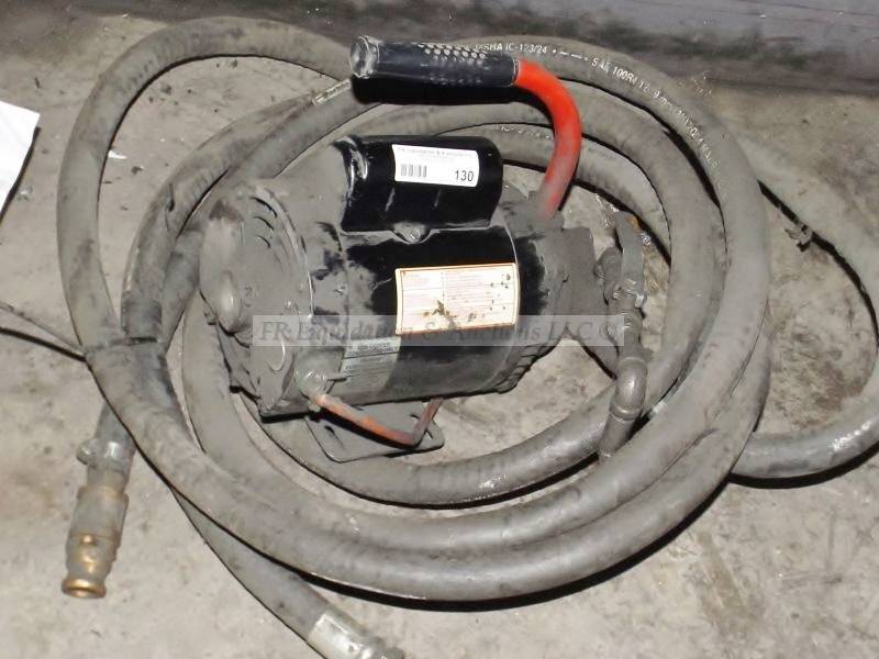 lot 130 image: Dayton industrial motor with attachments