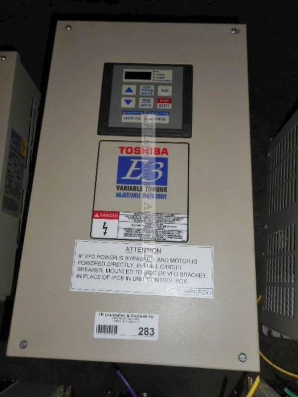 lot 283 image: Toshiba Adjustable speed drive