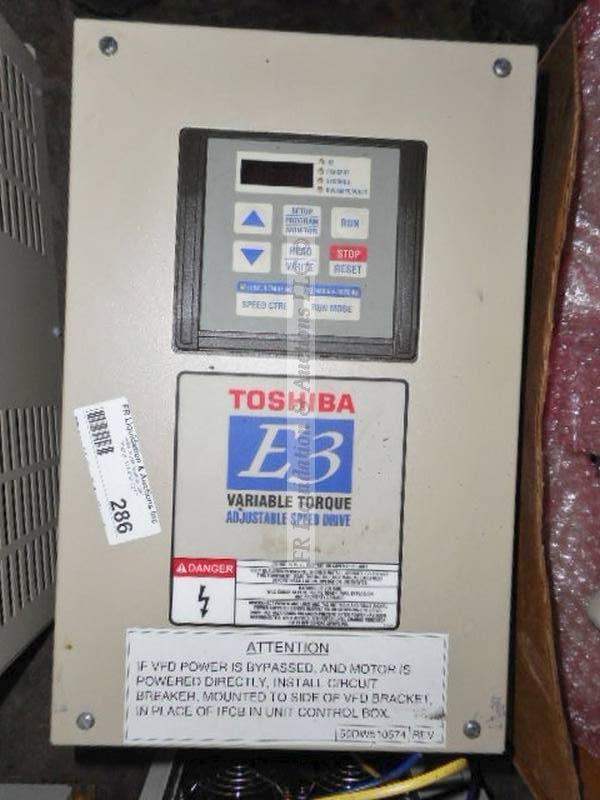 lot 286 image: Toshiba Adjustable speed drive