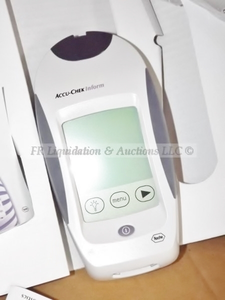 lot 43 image: Accu-Chek blood glucose monitor system, unused