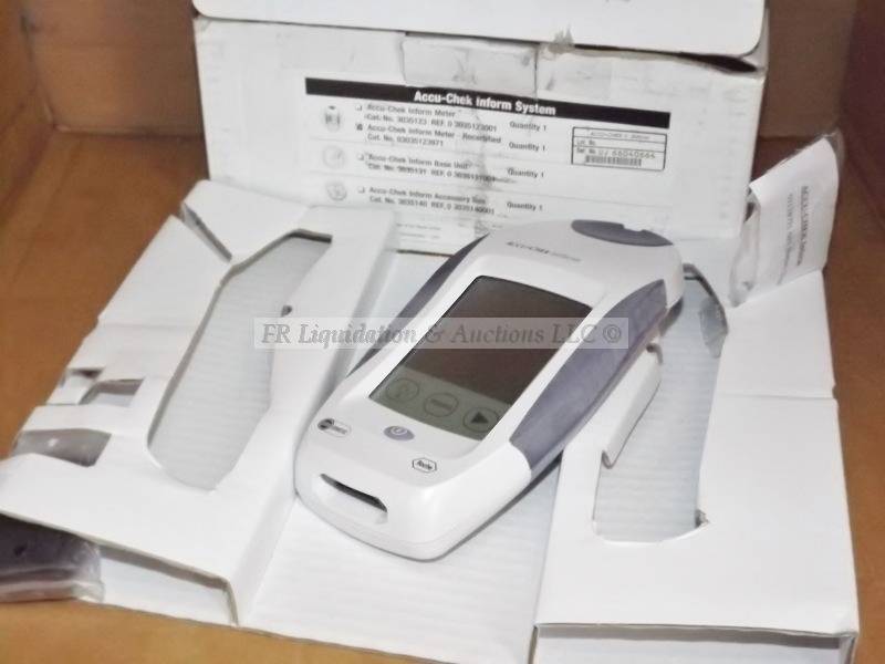 lot 44 image: Accu-Chek blood glucose monitor system, unused