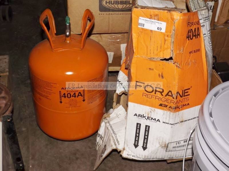 lot 69 image: Forane refrigerant tank