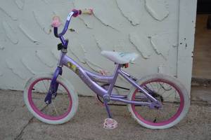 lot 20 image: 16 Girls Princess Bicycle with Bell