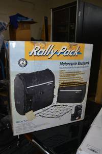 lot 9 image: Rally Pack Motorcycle Backpack Still in Box