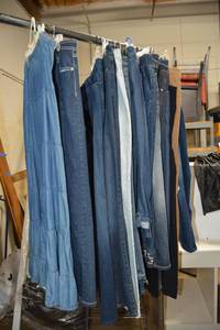 lot 66 image: Demin Jeans and Skirts Size 16
