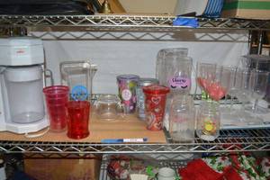 lot 108 image: Iced Tea Maker, Plastic Pitchers and Glasses