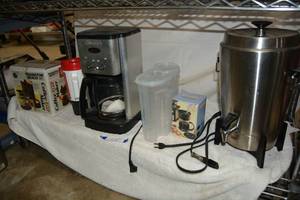 lot 118 image: Misc. Coffee Pots as shown