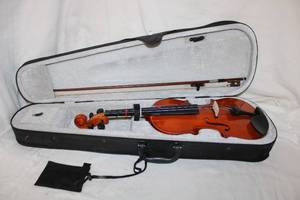 lot 142 image: Violin and Case