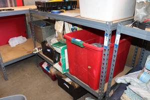 lot 63 image: Industrial Shelves 48W x 24D x 36H CONTENTS SOLD SEPARATELY