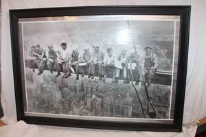 lot 91 image: Artwork Print New York Lunch 1932 39.5 x 28